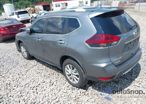 2019 Nissan Rogue Sv z USA, uszkodzony, nr VIN KNMAT2MV1KP502023